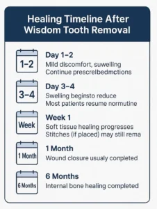 time line -wisdom tooth