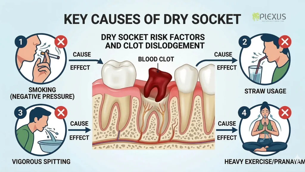 How can I prevent dry socket after a tooth extraction