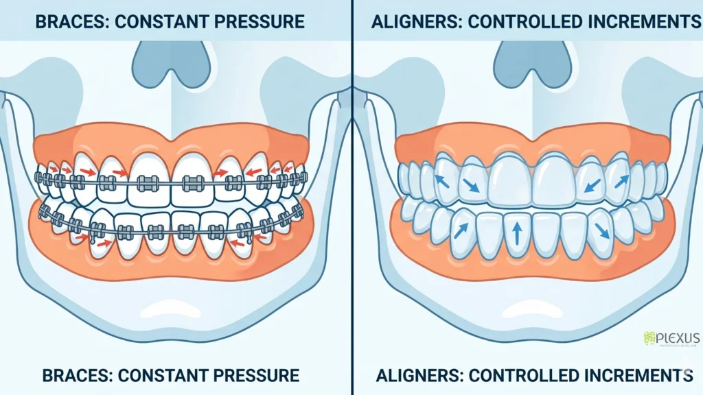 Aligners vs Braces Difference A Detailed Comparison