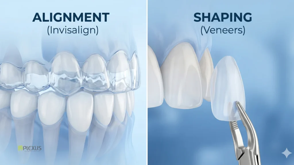 Alignment and Shaping - Plexus Dental - Bollywood celebrity smile in Andheri West