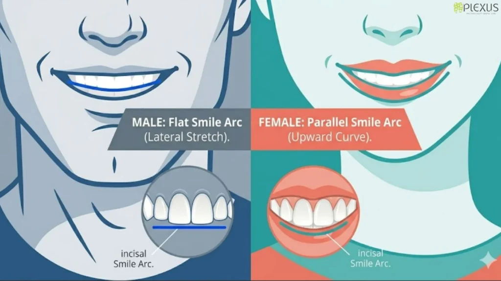 Smile design male and female