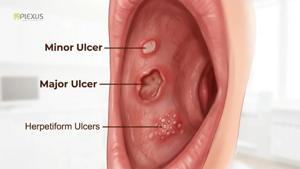 Types of mouth ulcers