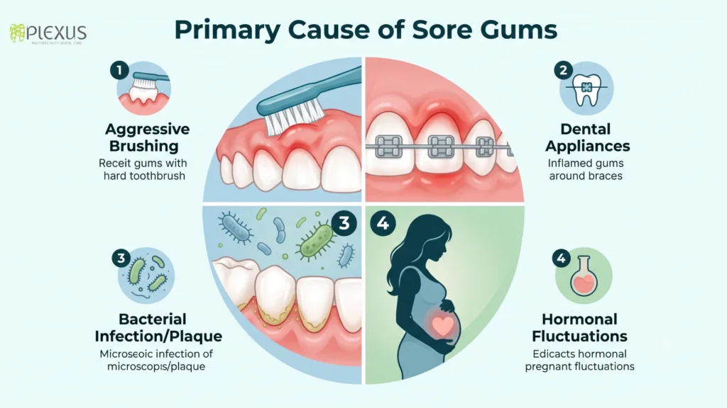 What Causes Sore Gums Around Tooth