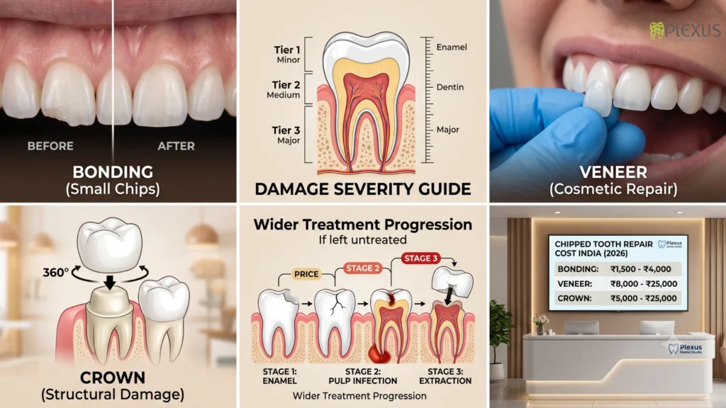 Chipped Tooth Repair Cost in India